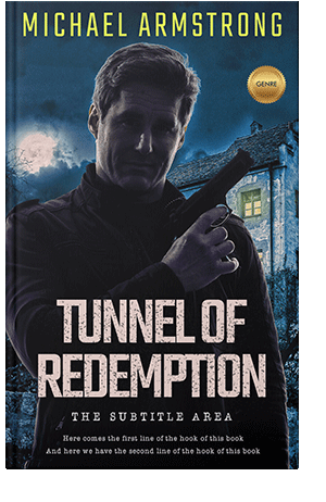 Pre Made Book Cover Ebony