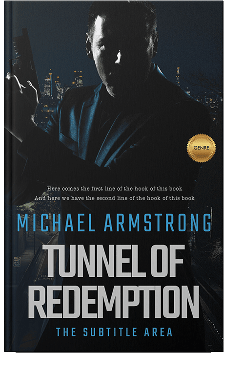 Front view of Bunker #2406 - Premade Mystery & Thriller & Suspense Book Cover