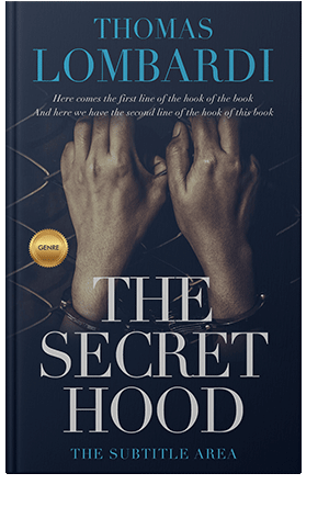 Pre Made Book Cover Ebony