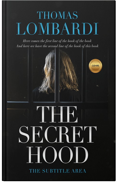 Front view of Cod Gray #2421 - Premade Mystery & Thriller & Suspense Book Cover