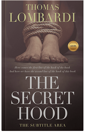 Pre Made Book Cover Woody Brown