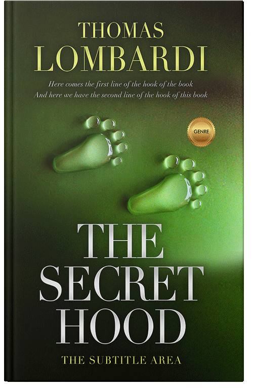 Front view of Deep Forest Green #2425 - Premade Health & Mind & Body Book Cover