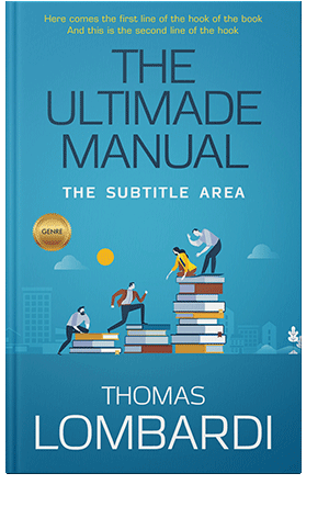 Pre Made Book Cover Eastern Blue