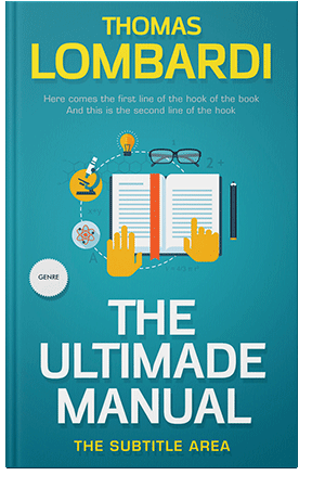 Pre Made Book Cover Blue Chill