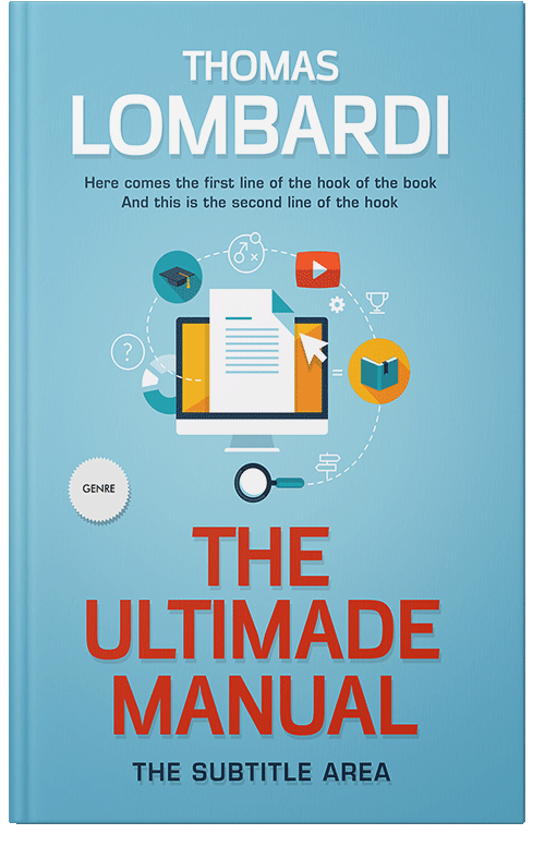 Front view of Premade Education Book Cover - Bermuda