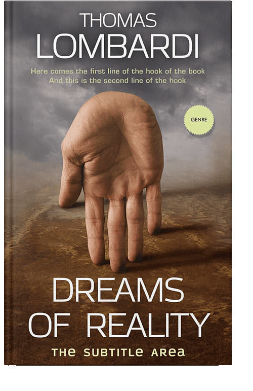 Front view of Millbrook #2443 - Premade Business Book Cover | BookCoverZone