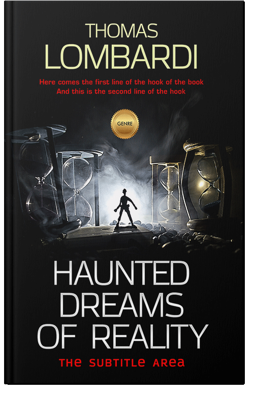 Front view of Vanilla #2444 - Premade Mystery & Thriller & Suspense Book Cover