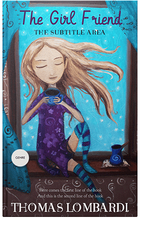 Pre Made Book Cover Blackcurrant