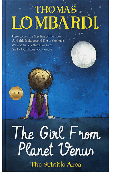 Front view of Chathams Blue #2448 - Premade Romance Book Cover