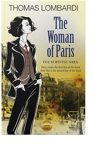 Pre Made Book Cover Stark White