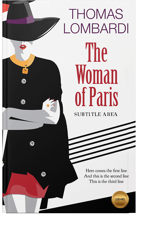 Front view of Cod Gray #2453 - Premade Abstract Book Cover | BookCoverZone