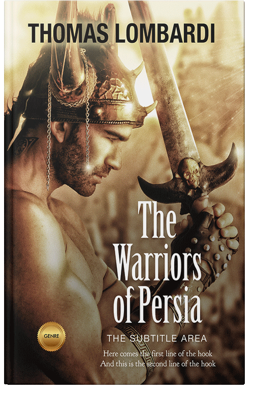 Front view of Premade Historical Book Cover - Spicy Mix