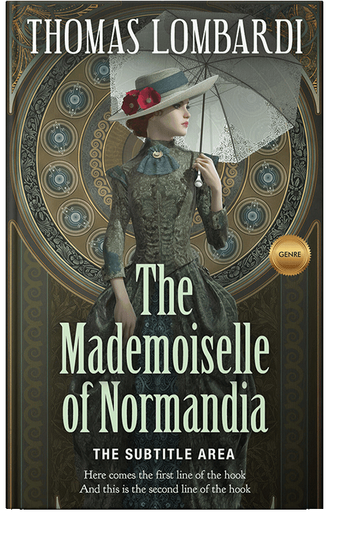 Front view of Rangitoto #2455 - Premade Historical Book Cover