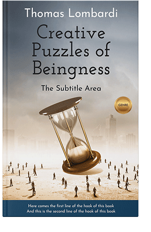 Pre Made Book Cover Swirl