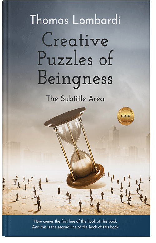 Front view of Swirl #2464 - Premade Business Book Cover