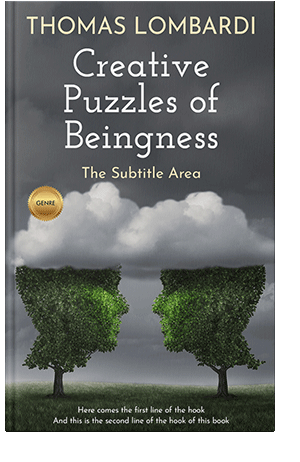 Pre Made Book Cover Lunar Green