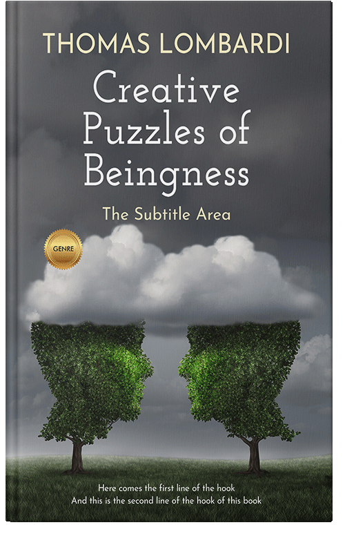 Front view of Lunar Green #2468 - Premade Business Book Cover