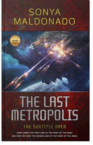 Pre Made Book Cover Cocoa Brown