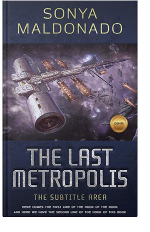 Pre Made Book Cover Ebony Clay