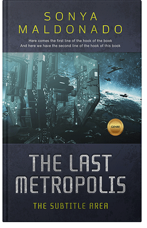 Pre Made Book Cover Ebony Clay