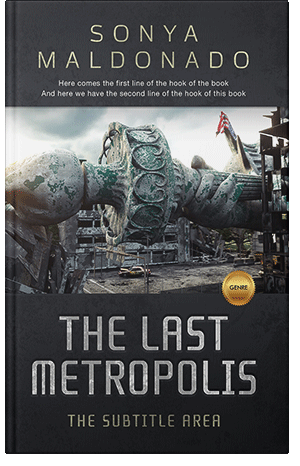 Pre Made Book Cover Mist Gray