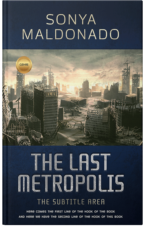 Front view of Coral Reef #2479 - Premade Apocalyptica Book Cover