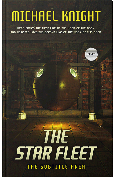 Front view of Eternity #2487 - Premade Science Fiction Book Cover