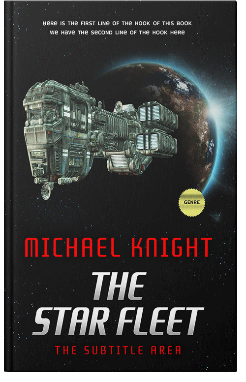 Front view of Woodsmoke #2490 - Premade Science Fiction Book Cover