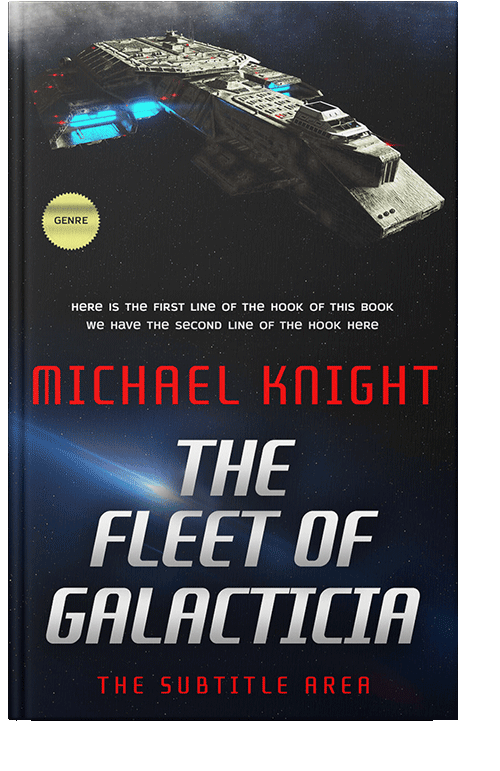 Front view of Vulcan #2492 - Premade Science Fiction Book Cover