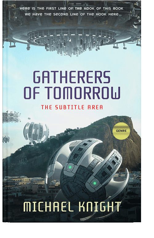 Front view of Iceberg #2493 - Premade Science Fiction Book Cover