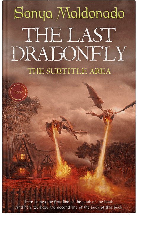 Front view of Nutmeg #2494 - Premade Fantasy Book Cover