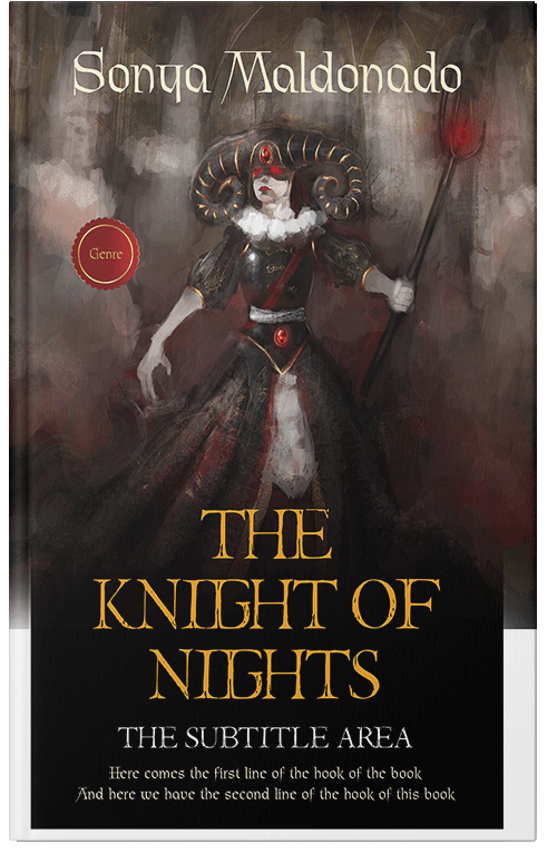 Front view of Premade Fantasy Book Cover - Cocoa Brown