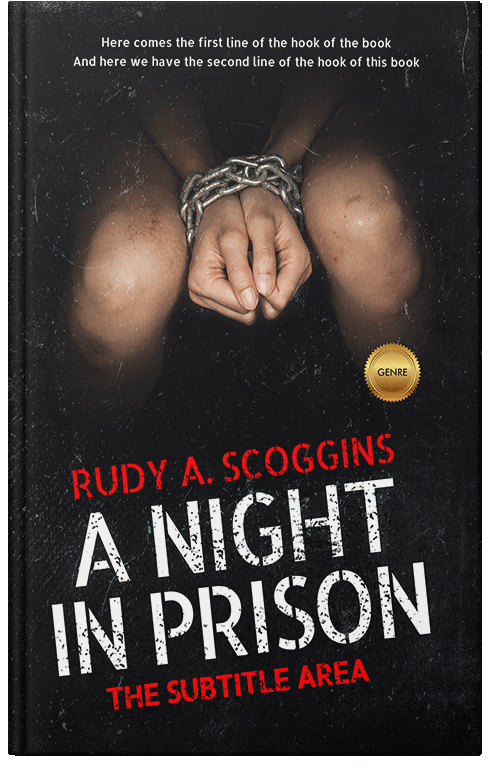 Front view of Contessa #2537 - Premade Action & Adventure Book Cover