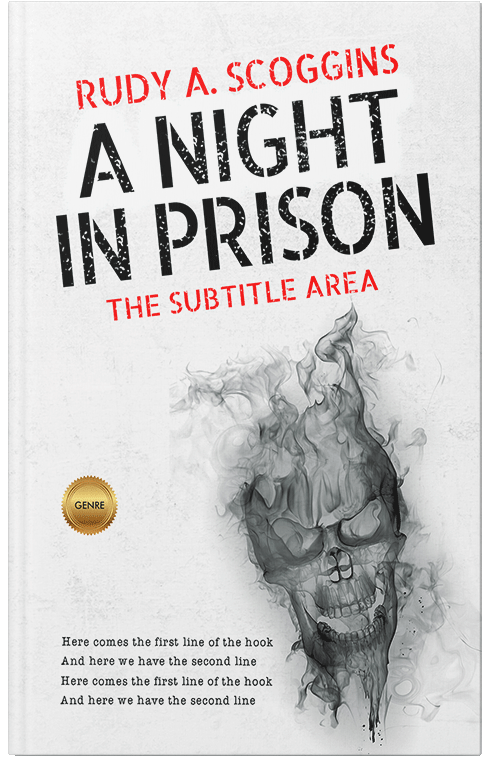 Front view of Outer Space #2539 - Premade Horror Book Cover