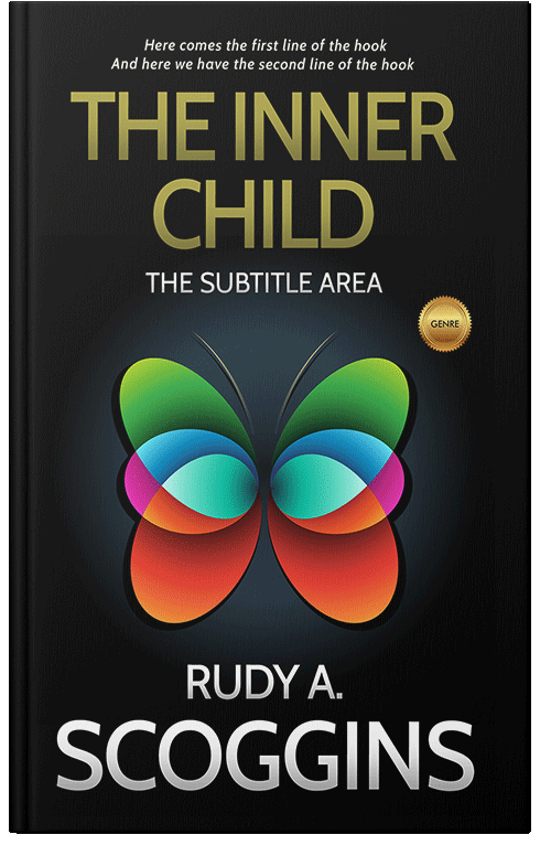 Front view of Antique Brass #2552 - Premade Self-Improvement & Self-Help Book Cover