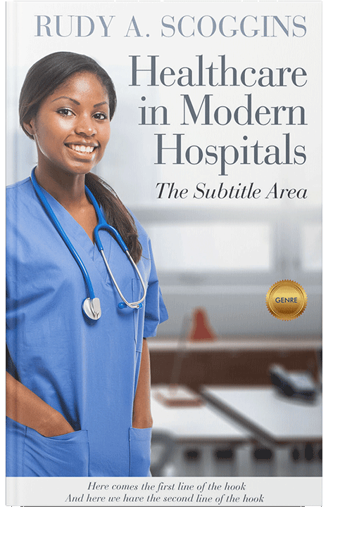 Front view of Ghost #2560 - Premade Medical Book Cover
