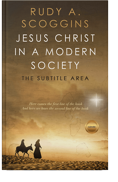 Front view of Cape Palliser #2563 - Premade Religion & Spirituality Book Cover