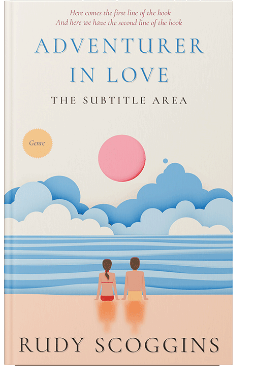 Front view of Gray Nurse #2566 - Premade Romance Book Cover