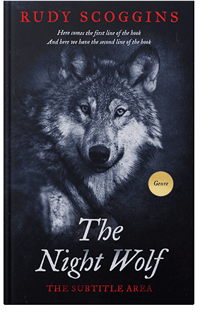 Pre Made Book Cover Ebony