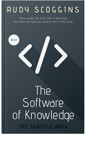 Pre Made Book Cover Pickled Bluewood