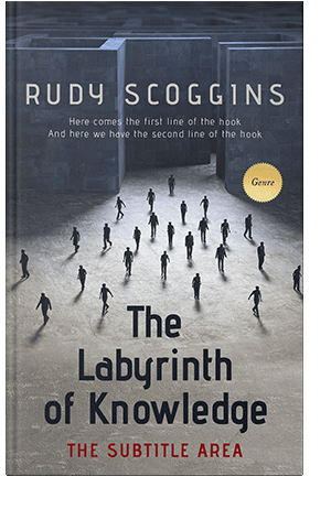 Pre Made Book Cover Gray Nickel