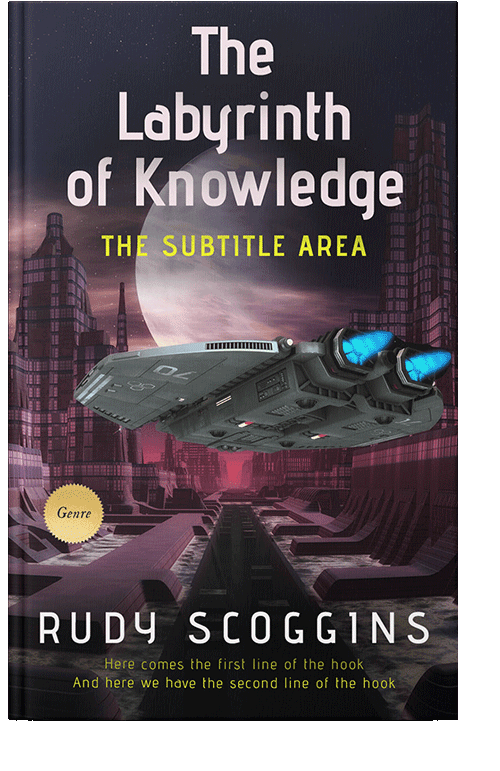 Front view of Bastille #2581 - Premade Science Fiction Book Cover