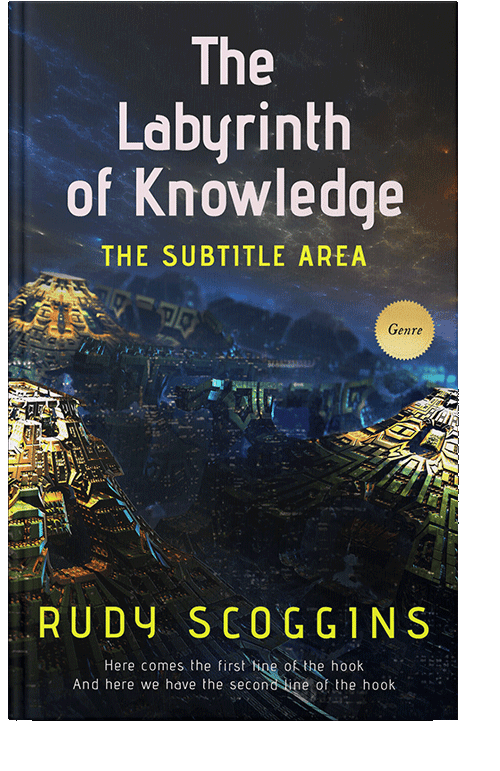 Front view of Mirage #2589 - Premade Science Fiction Book Cover