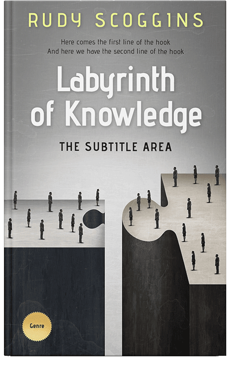 Front view of Cloudy #2593 - Premade Business Book Cover