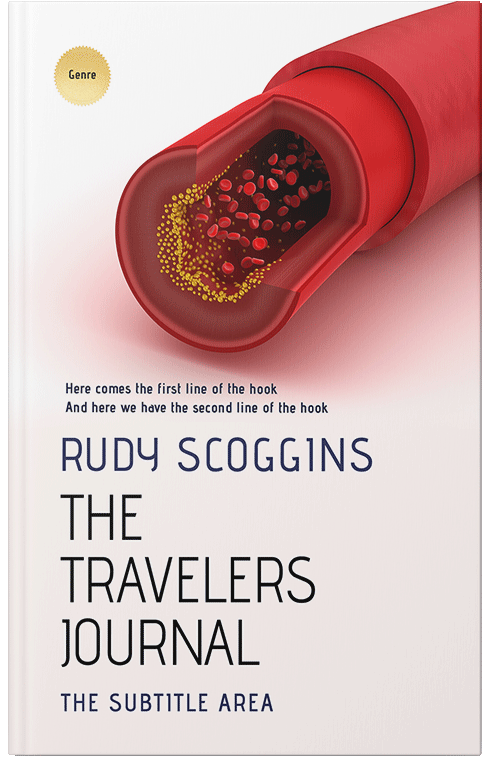 Front view of Tall Poppy #2598 - Premade Science & Nature Book Cover