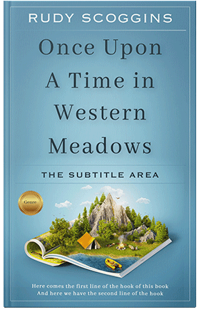 Pre Made Book Cover Glacier