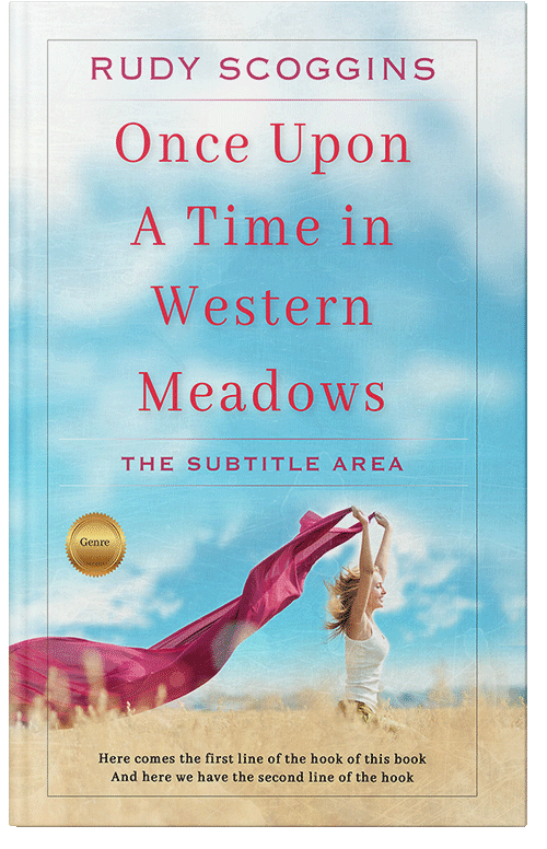 Front view of Premade Nature Book Cover - Paris White