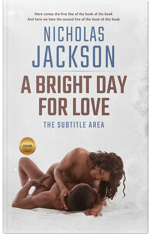 Front view of Premade Erotica Book Cover - Gallery