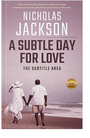 Pre Made Book Cover Lily