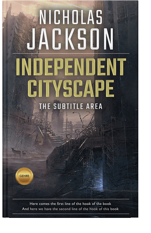 Front view of Shark #2628 - Premade Apocalyptica Book Cover